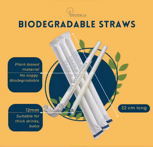Switch to PLA Straws: Benefits for your Shop and upcoming Ban on Plastic Straws Canada-wide!!!