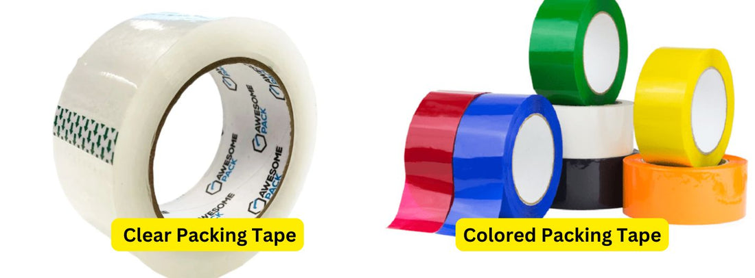 Comparison Between Clear vs Colored Packing Tape for the Best Business Uses