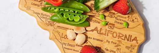 Destination California Cutting Board: Perfect Kitchen Addition & Gift Idea