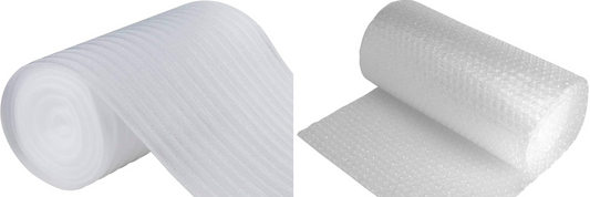 Foam vs. Bubble Wrap