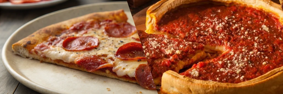 NY Style vs Chicago Style Pizza