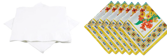 Paper Napkins vs. Cloth Napkins