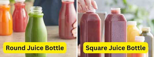 Round vs Square Juice Bottle: Choosing the Right One for Your Need