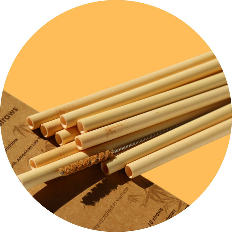 banner BAMBOO STRAW