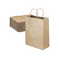 27 lbs kraft paper shopping bags twist handles