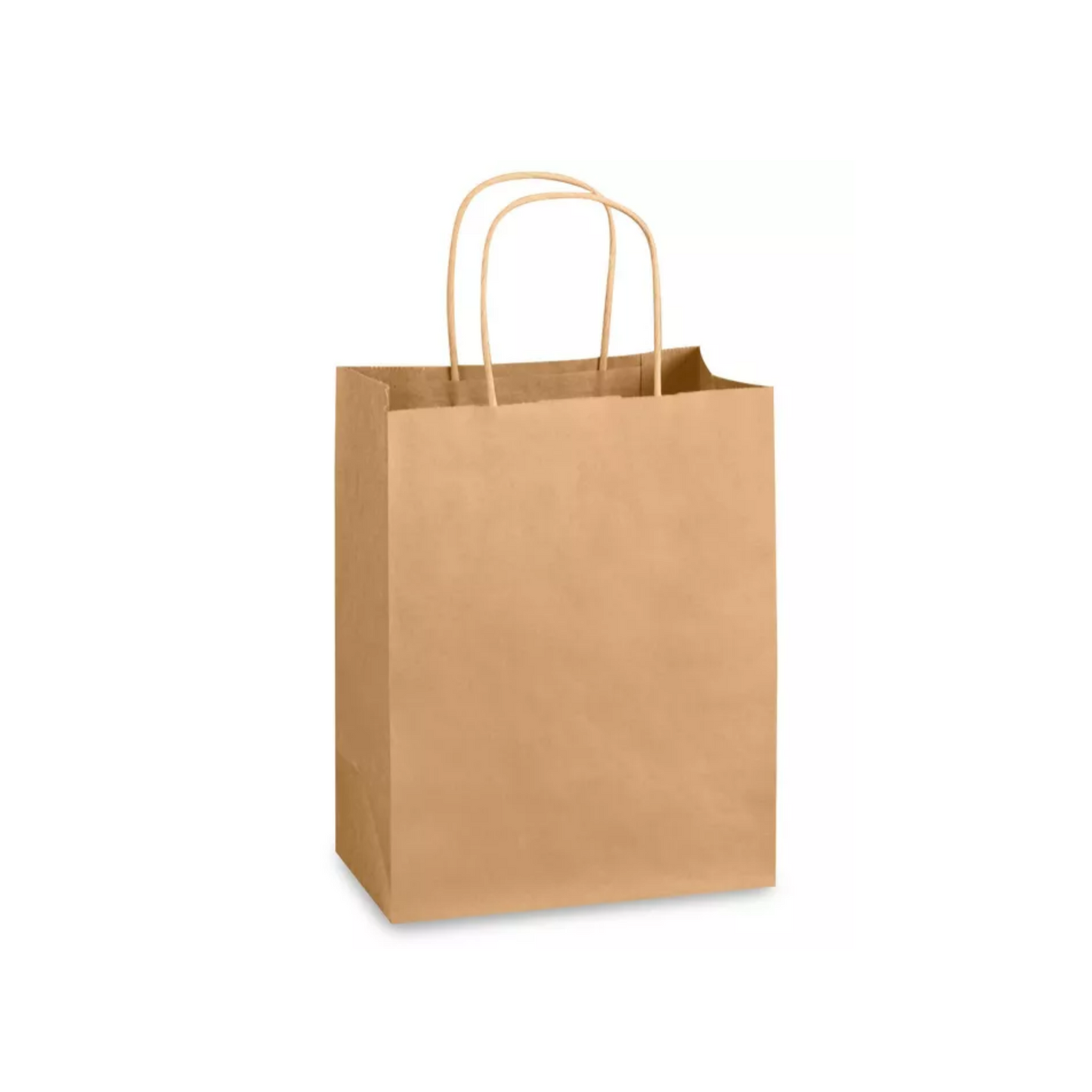 8 x 4.5 x 10.75" Paper Shopping Bags 