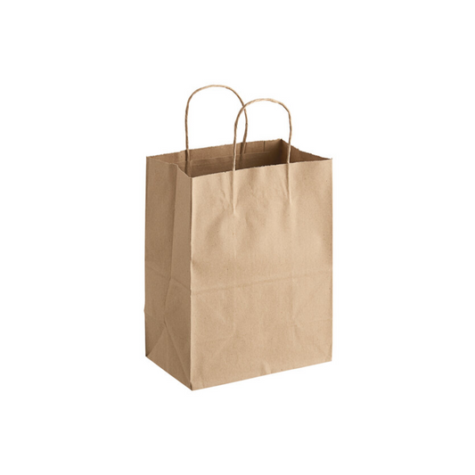 8 x 4.5 x 10.75" Paper Bag Twist Handle