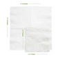 1/4 Fold White Paper Beverage Napkins | 1 Ply | CASE OF 4000