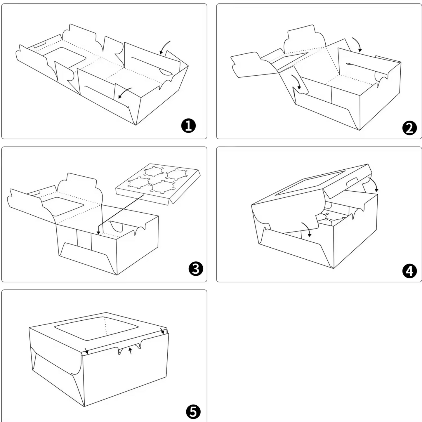 Cake Boxes 4 Insert