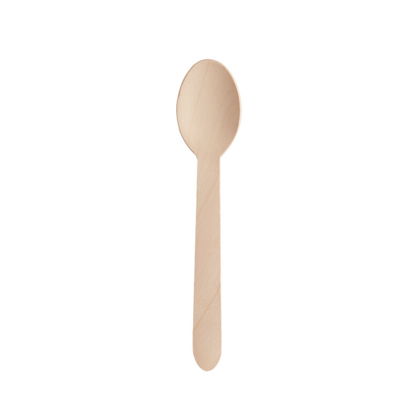 Disposable Wooden Spoon 6.3 Inch (160 mm) | Wholesale Pricing in Canada | 1000 Pcs/Case