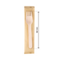 Disposable Wooden Forks Paper Wrapped