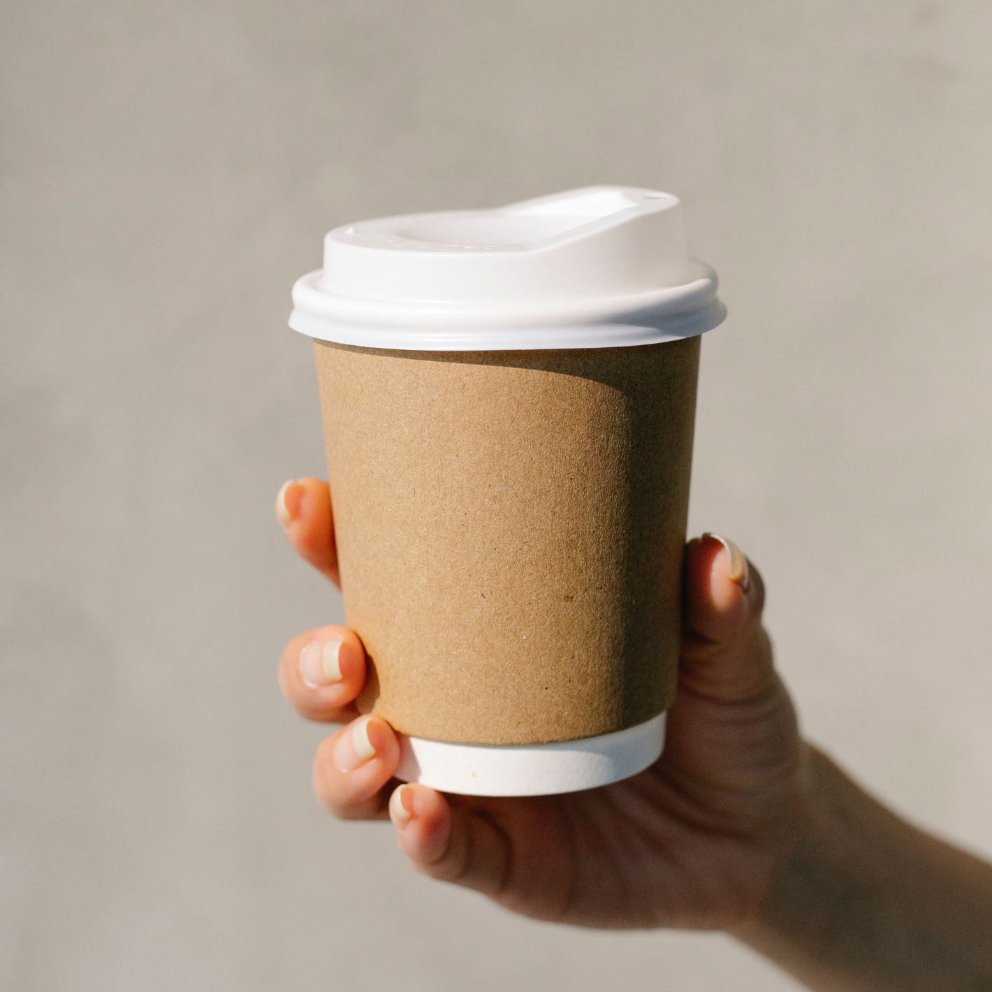 Double Wall Kraft Paper Hot Cup 12 Oz