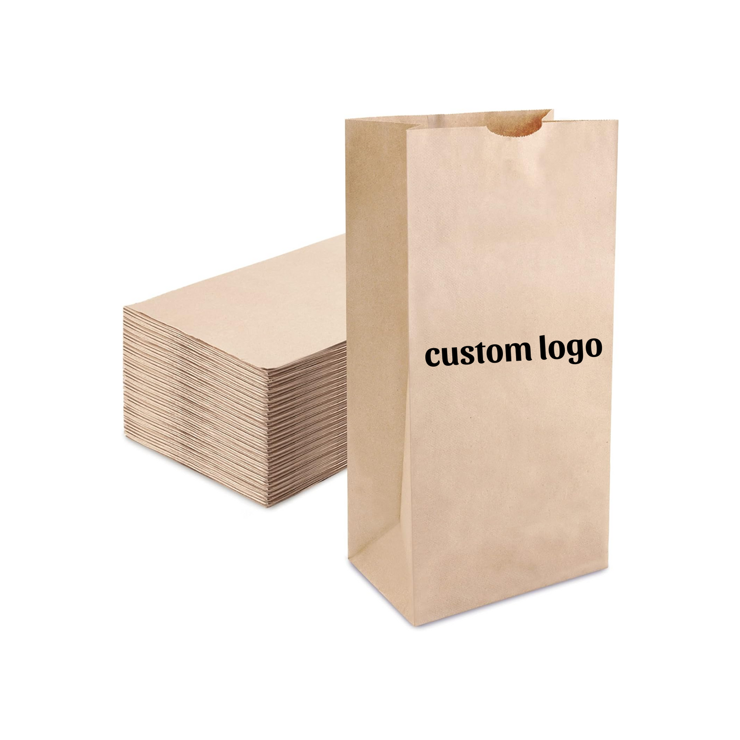 Kraft Paper Gift Bags Cutsom Logo