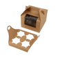 Single Kraft Cake Box 4 with Handle & Insert