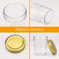 Standard Glass Canning Jars with Lids