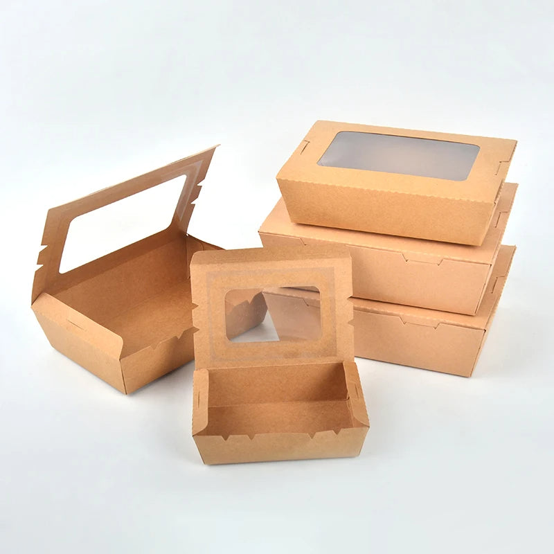 Cookies Box with Clear Window | Grease-Resistant | Case of 200