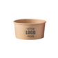Custom Logo Paper Bowl with Lids l Disposable Bowl For Noodle, Salad, Fruit,...300 SET (Bowl + Lid)/Case