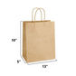 kraft paper bags twist handles 27lbs