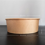 44 Oz Paper Bowl with Lids | Wholesale in Canada | 300 SETS (BOWL + LIDS)