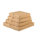 Cardboard Pizza Boxes l Kraft | 8'' / 10''/  12'' | Bulk Order & Bundle Saving