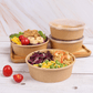 16 Oz Paper Bowls with Lids | Grease Proof | 500 SETS (BOWL + LIDS)