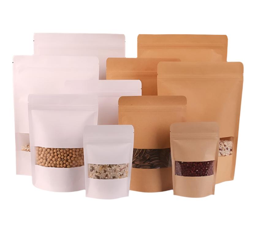 Stand Up Pouches with Window | Wholesale Canada | Full Sizes