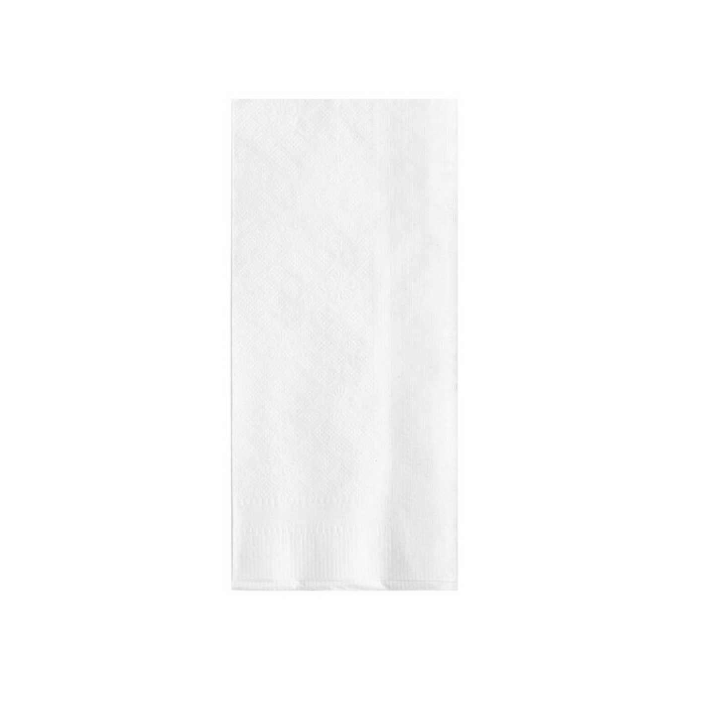 White Dinner Napkin 1/8 Fold 1 Ply