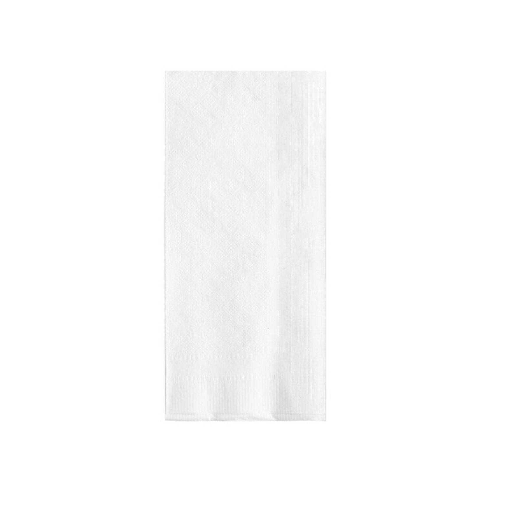 White Dinner Napkin 1/8 Fold 1 Ply