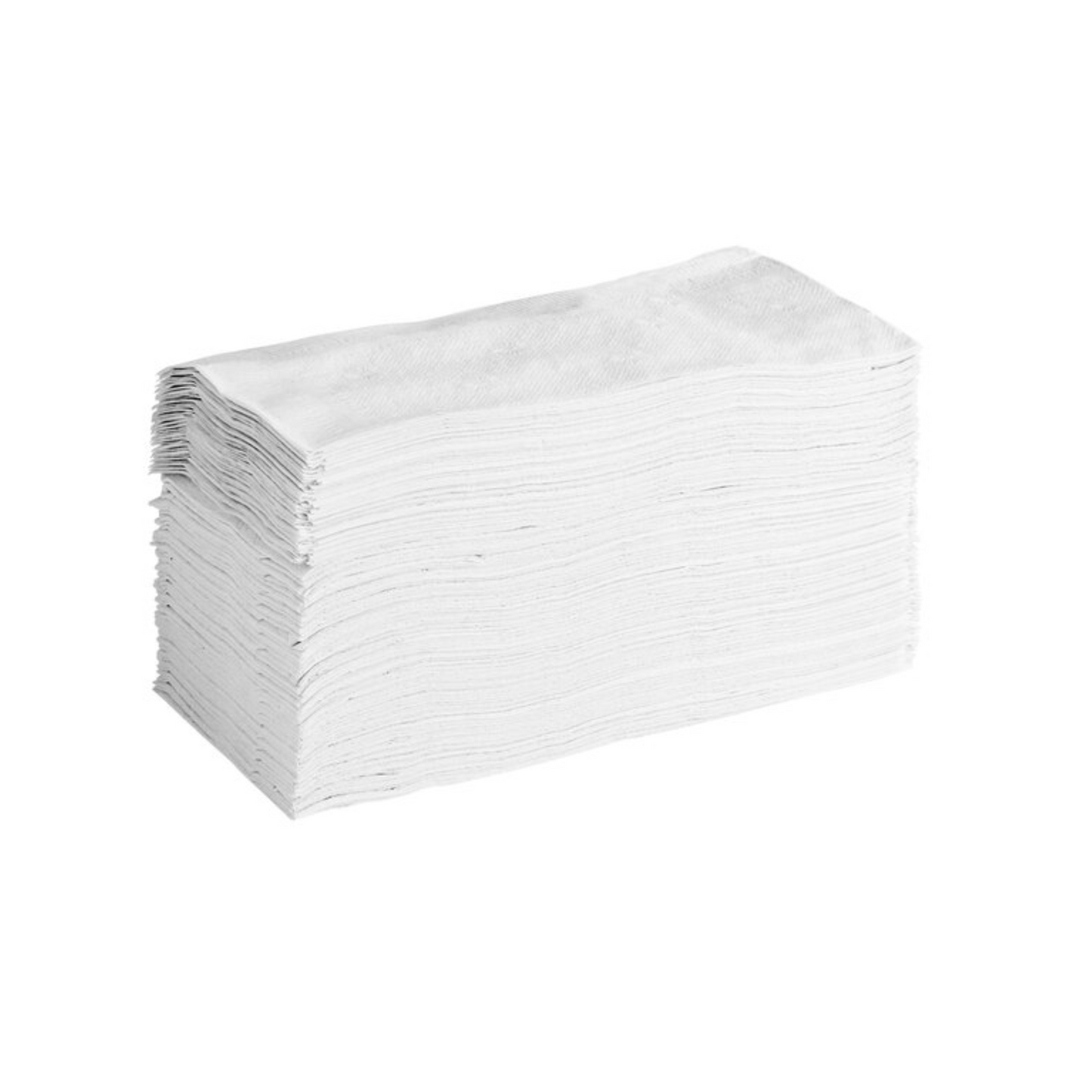 White Paper Dinner Napkin 1/8 Fold 1 Ply